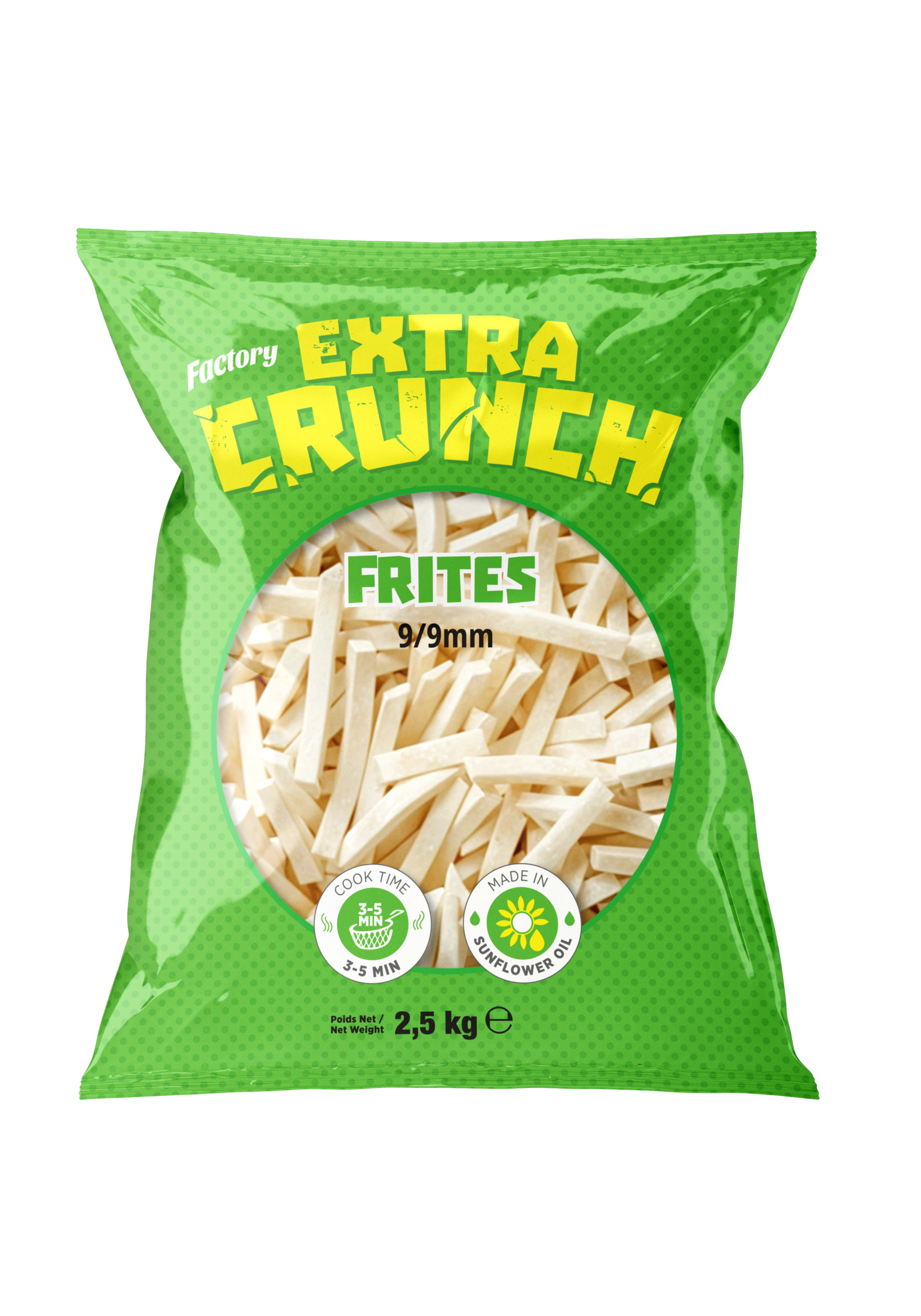 Factory Extra Crunch, Frites 9/9 mm
