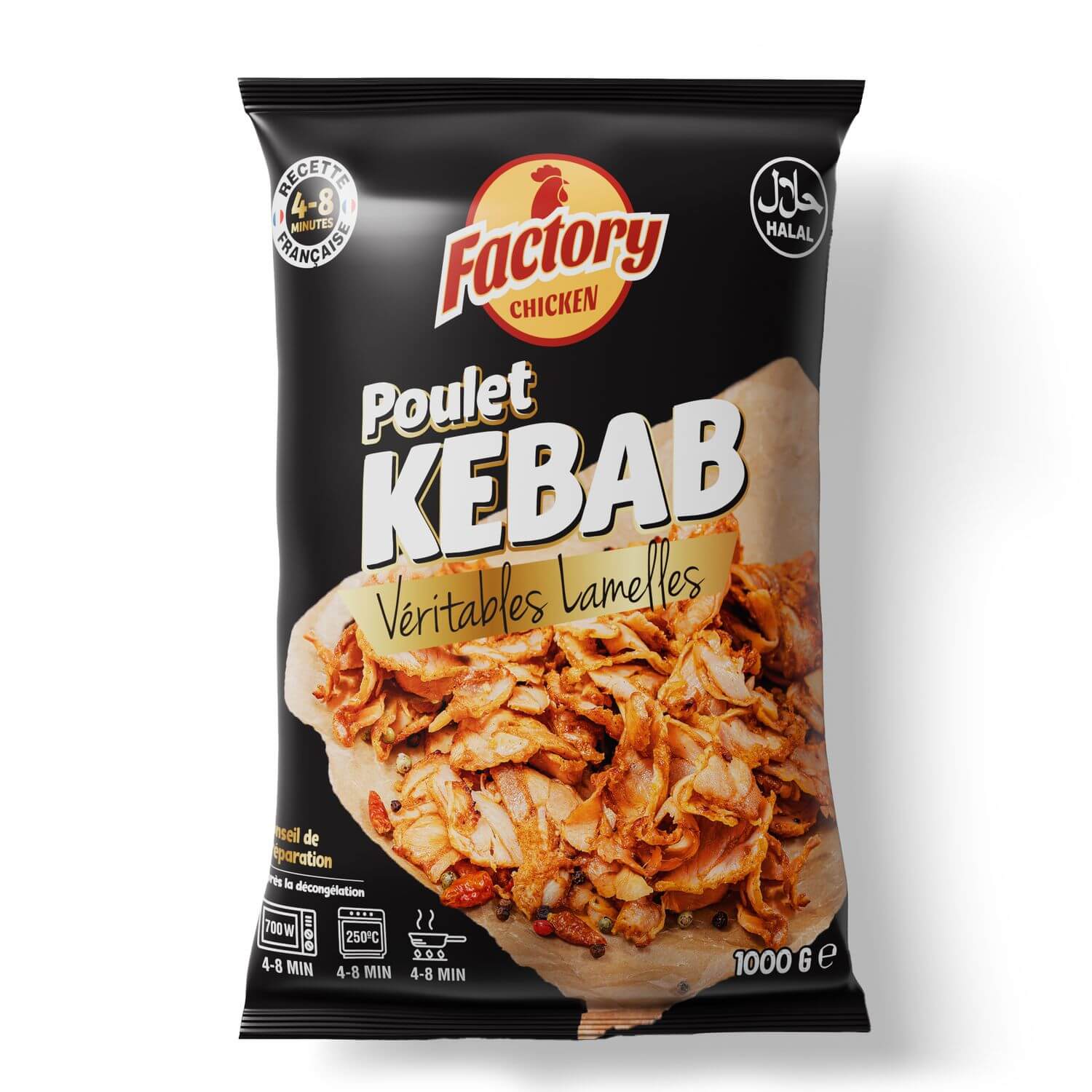 Factory, Lamelles de Kebab Poulet
