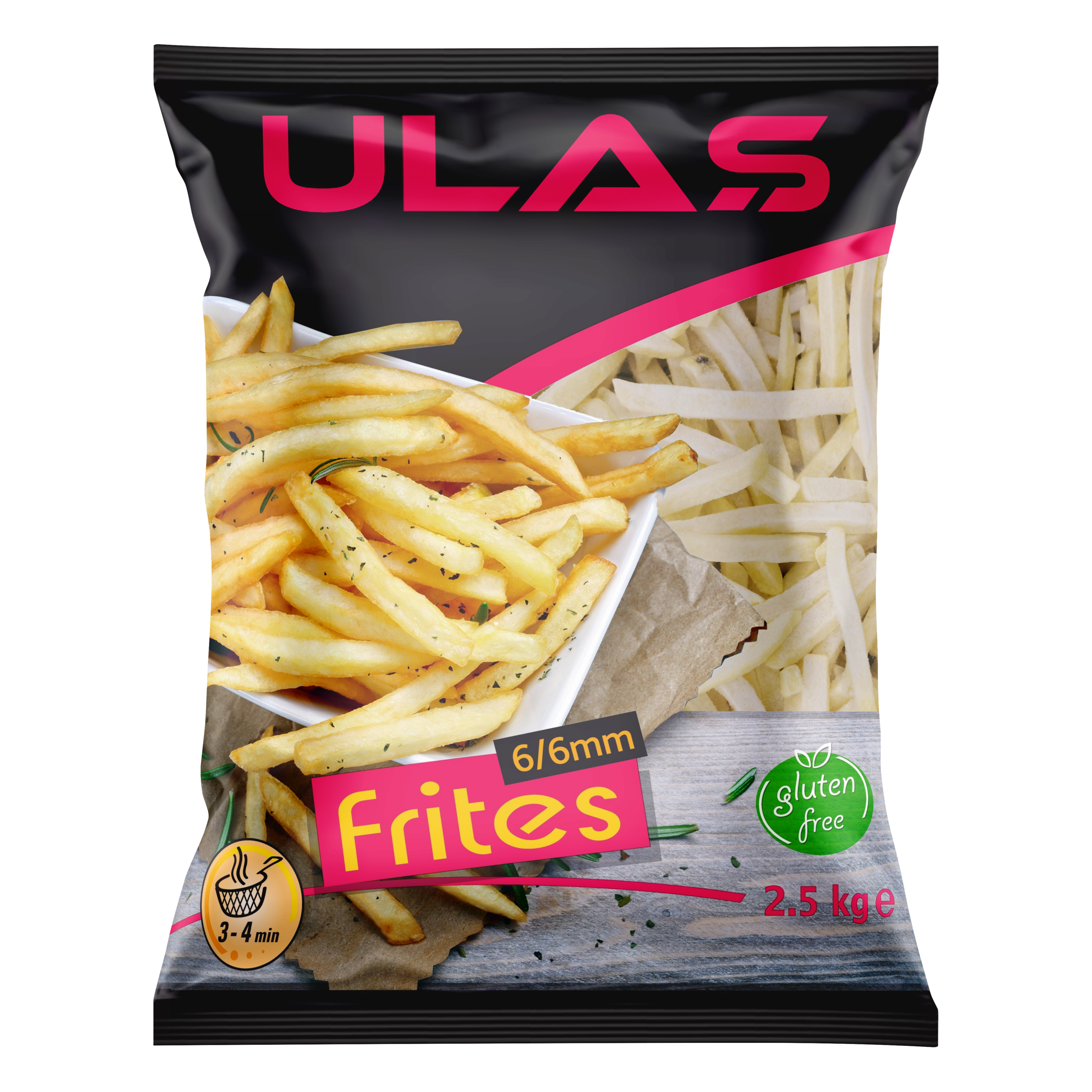 Ulaş, Frites  6/6 mm