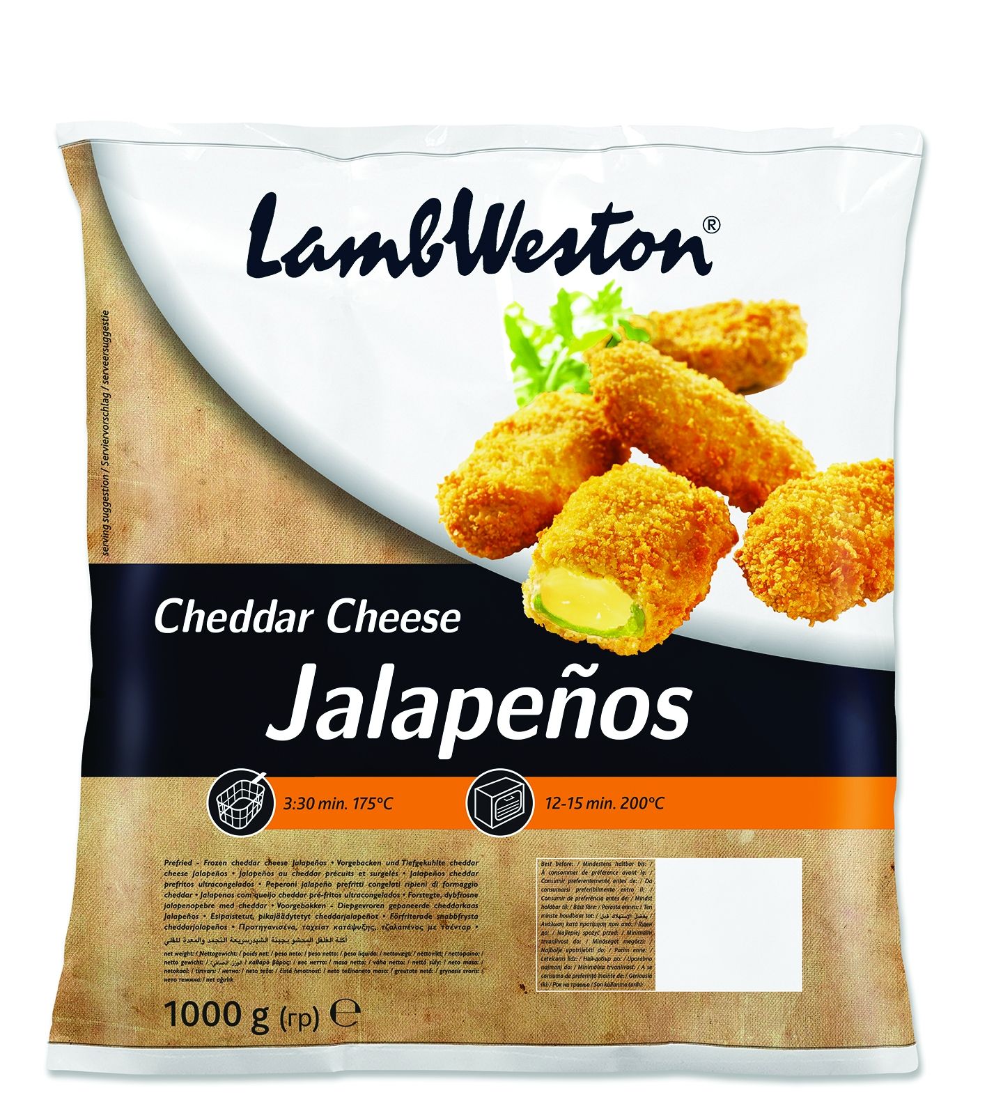 Lamb Weston, Cheddar Cheese Jalapeños