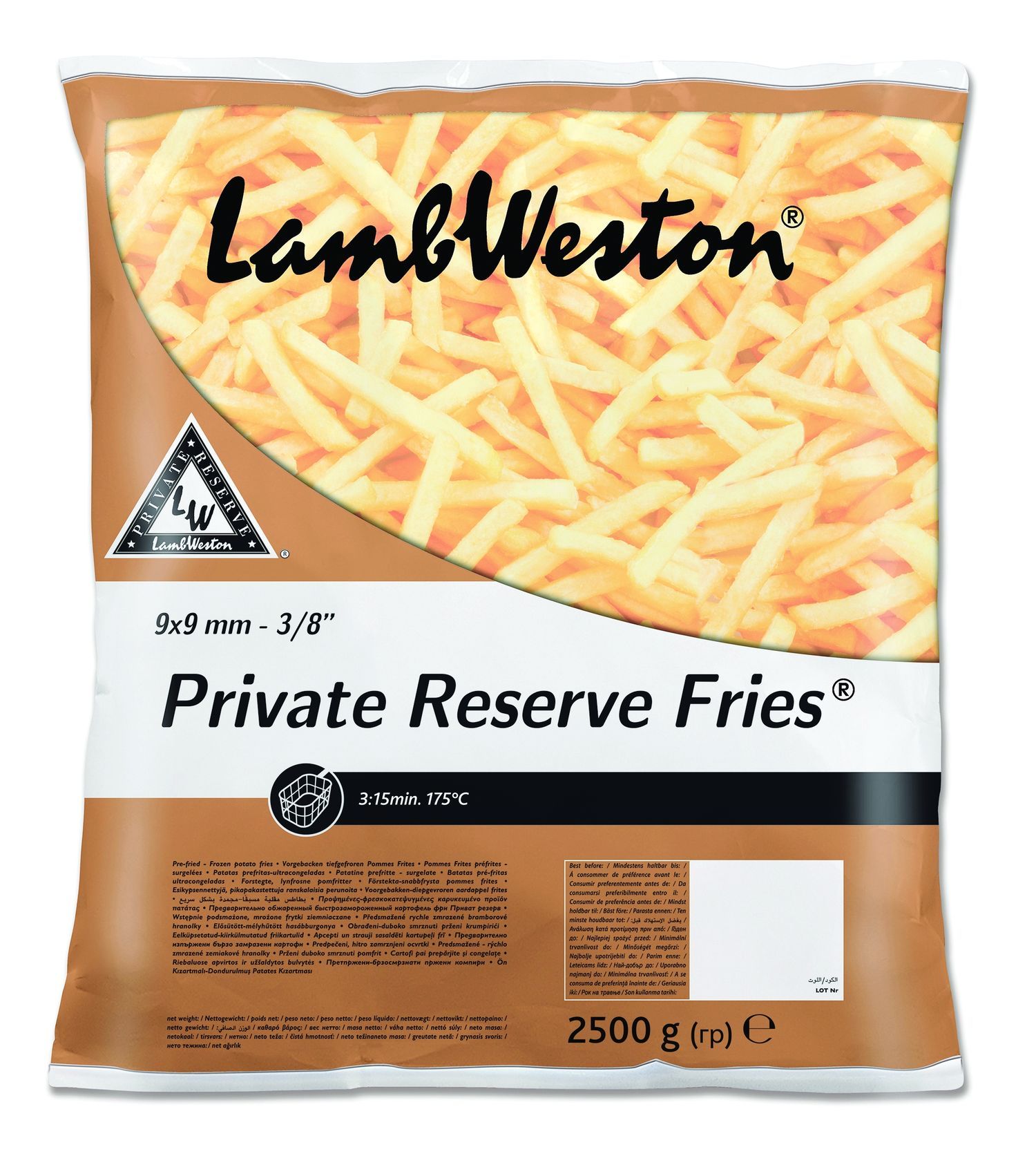Lamb Weston, Private Reserve Frites 9/9 mm
