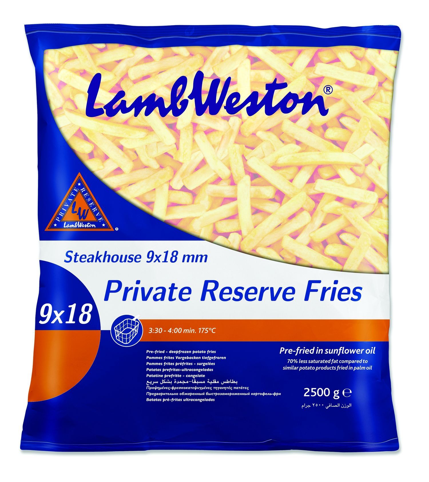 Lamb Weston, Private Reserve Frites, Steakhouse 9/18 mm