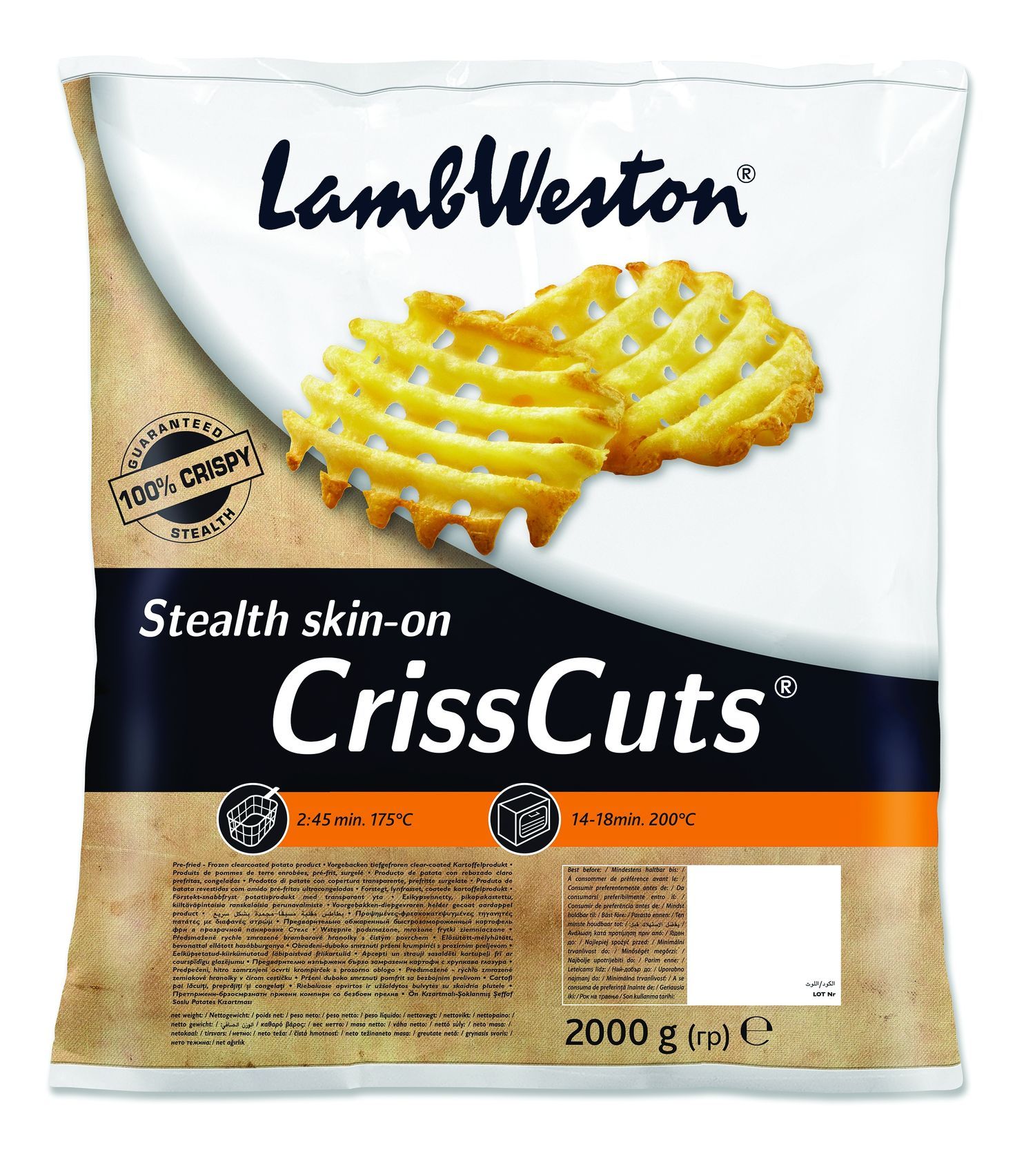 Lamb Weston, Stealth Skin-On CrissCuts