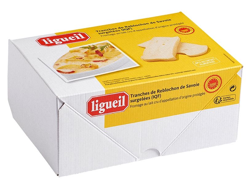 Ligueil, Tranches de Reblochon de Savoie Surgelées (IQF)