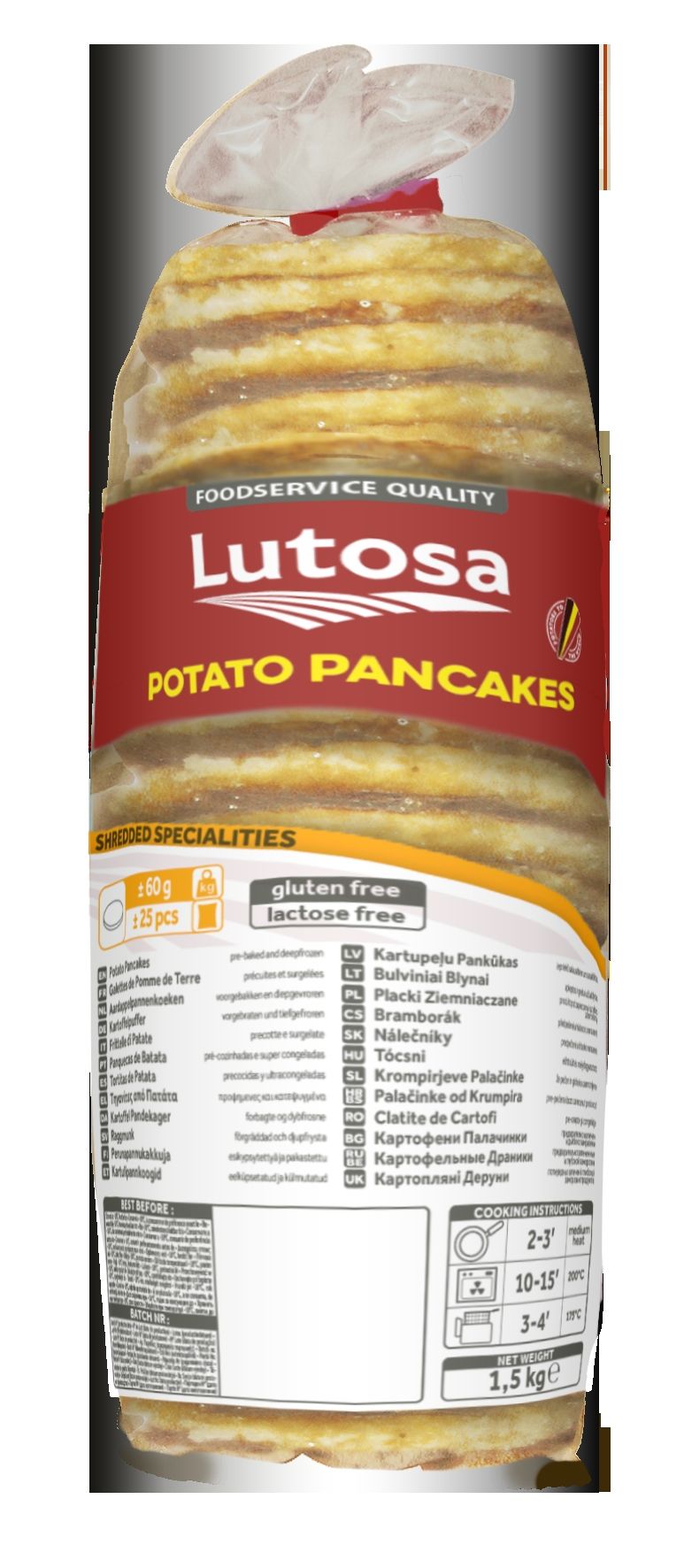 Lutosa, Galette Pomme de Terre