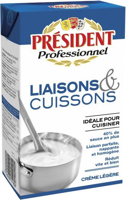 Président Professionnel, Crème Liquide 18%